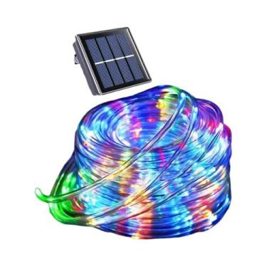 Imagem de Luz LED De Cordão Solar Para Decoração De Jardim Ao Ar Livre, Natal, C