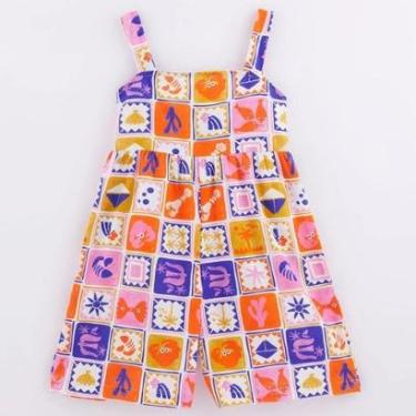 Imagem de Macaquinho Infantil Menina Meu Mangue Fábula Colorido-Feminino