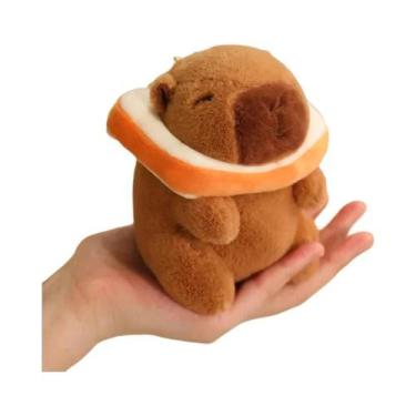 Imagem de Brinquedo De Pelúcia Capivara De 12cm Simulação De Animal De Estimação