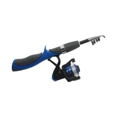 Imagem de Conjunto De Vara De Pesca Telescópica Infantil Com Carretilha Giratóri