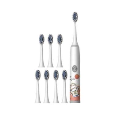 Imagem de Escova De Dentes Elétrica Infantil Com Cerdas Macias, Série Espacial C