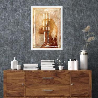 Imagem de Quadro Candomblé Meu Orí Minha Fé 33X24Cm