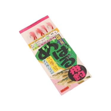 Imagem de Isca Artificial Fluorescente Sabiki Pesca Esportiva 6 Anzois Sardinha Rio Lago Acude Peixes Predadores Noturna Mebaru