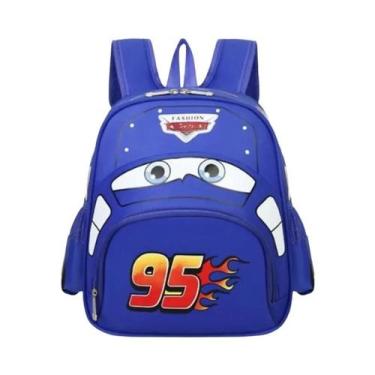 Imagem de Mochila Escolar Infantil Multicolorida Disney Cars 95 McQueen, Bolsa D