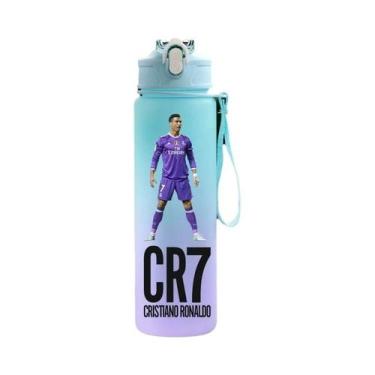 Imagem de Copo De Água Portátil De Grande Capacidade CR7 Cristiano Ronaldo Garra