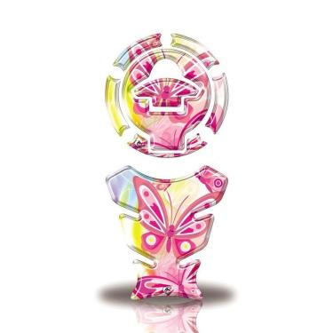 Imagem de Kit Protetor Tanque Moto Yzf-R3 Mt Tenere Yamaha Borboleta Rosa Rosa