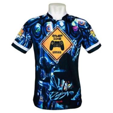 Imagem de Camiseta Gamer Game Player Profissional Vício Sensato PS4 PS5 XBOX - EG-Masculino