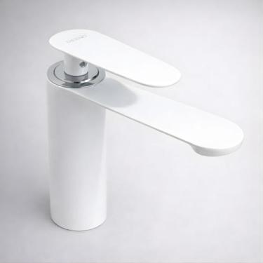 Imagem de Torneira Branca Monocomando Perla Biano Deend Para Banheiro