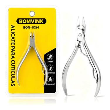 Imagem de Alicate De Cutícula Profissional Aço Inox Manicure Pedicure Prateado -