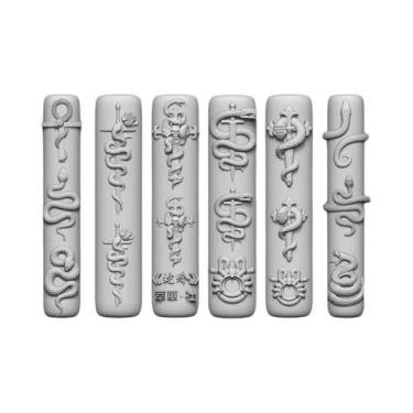 Imagem de Molde De Silicone Para Unhas Cyberpunk Little Doctor, Decoração 3D Cob