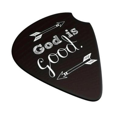 Imagem de 6 Peças De Palhetas De Guitarra E Ukulele Com Impressão Dupla Face, Ch