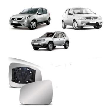 Imagem de Lente Espelho Retrovisor Duster 2009 10 11 Esquerdo