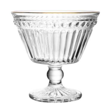 Imagem de Taça para Sorvete Empire com Fio de Ouro 160ml Cristal - Wolff