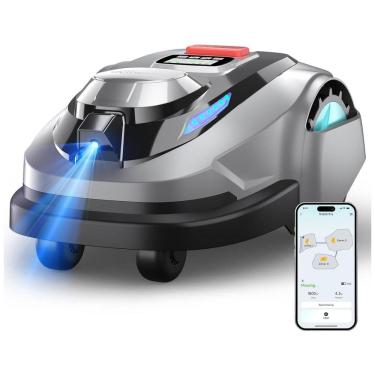 Imagem de Cortador de Grama Robô N1600 PRO YARDCARE Cinza Escuro – Mapeamento RTK+Visão, Navegação Avançada, Cobertura 1600 m²