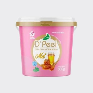 Imagem de Cera Depilatória Dpell Mel Morna Alta Aderência Profissional - D'peel,