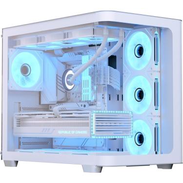 Imagem de Gabinete Gamer Aerocool Atx P500c Branco Lateral Vidro