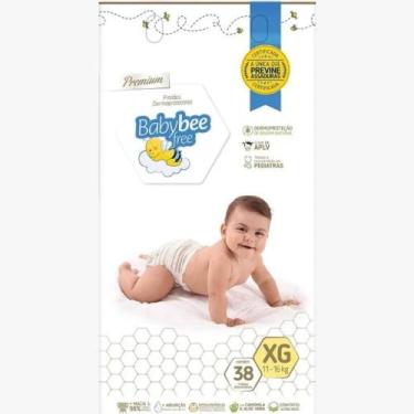 Imagem de Fraldas descartável baby bee free a proteção que seu bebe merece, XG