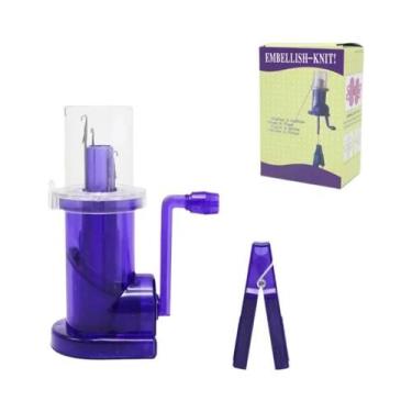 Imagem de Máquina De Tricô Manual DIY Fácil De Usar Para Trançar Cordas Em Vário