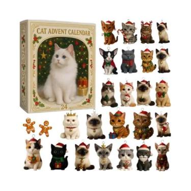 Imagem de Calendário Do Advento De Natal Para Amantes De Gatos, Caixa Surpresa C