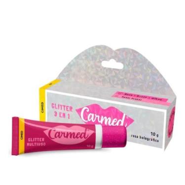 Imagem de Carmed Glitter 3 Em 1 Hidratante Labial (boca,rosto,olhos) - Cimed