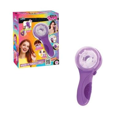 Imagem de Kit beleza infantil maquina de trancar o cabelo - polibrinq