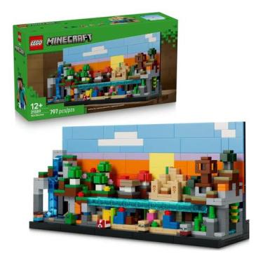 Imagem de Conjunto De Construção Lego Minecraft Minibiomas 21589 797