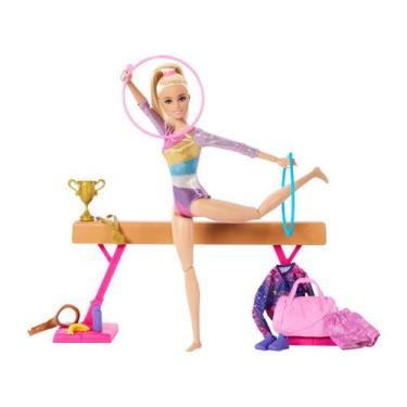 Imagem de Barbie I Can Be Ginasta Loira - Mattel, Colorido, Barbie
