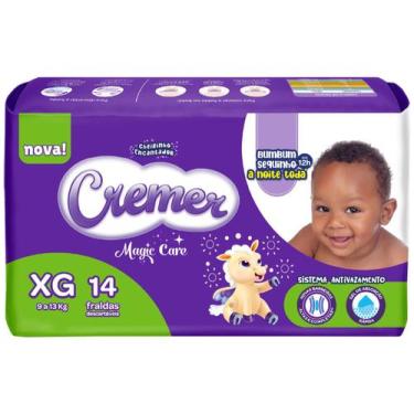 Imagem de Fralda Cremer Disney Baby Tam. XG - 9 a 13kg 14 Unidades, XG, 14