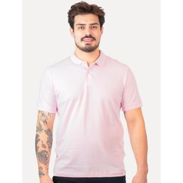 Imagem de Polo Forum Masculina Piquet Basic Rosa Claro-Masculino