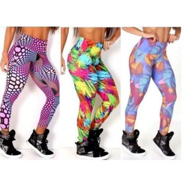 Imagem de Calça Leagguins Feminina Academia Levanta Bumbum Florida, Leag florida