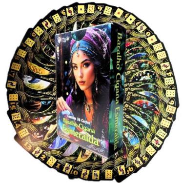 Imagem de Baralho Tarot Cigana Esmeralda - 36 Cartas - Caminho da Luz