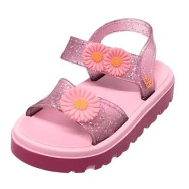 Imagem de Sandália Infantil Menina Conforto Moderna Flower Zaxynina-Feminino
