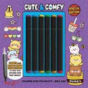 Imagem de Cute & Comfy - Coloring Book For Adults - Bold Easy - Special Edition 