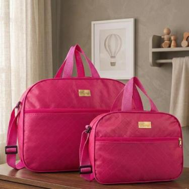 Imagem de Kit 2 Bolsas Mala Maternidade Bebe Várias Cores Menina Menino - Rallor