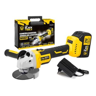 Imagem de Esmerilhadeira Lixadeira Angular Sem Fio A Bateria 4000mah 21v 4.1/2 1