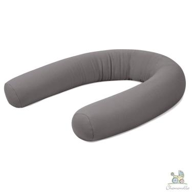 Imagem de Kit Rolos Protetores para Berço KITPROTBERCINZESC para Proteção do Bebê Antialérgico Ci...