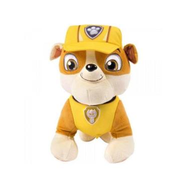 Imagem de Pelúcia Patrulha Canina Rubble 29cm - Sunny Brinquedos, Amarelo, Marro