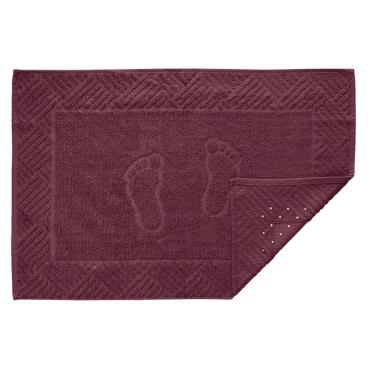 Imagem de Toalha de Piso de Banheiro Pezinho 100% Algodão 46CM X 70CM 1 Peça Branco com Base Anti...