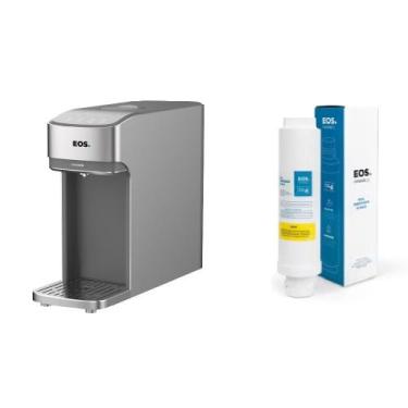 Imagem de Purificador de Água EOS Mineralle Slim Touch Eletrônico Prata EPE08S B