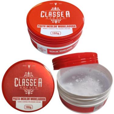 Imagem de Pasta Incolor Modeladora Classe A Para Cabelo Pote 160g, pasta incolor