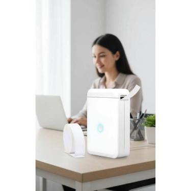 Imagem de 2x Impressora de Etiquetas Portátil Bluetooth 203 DPI - Congratulation