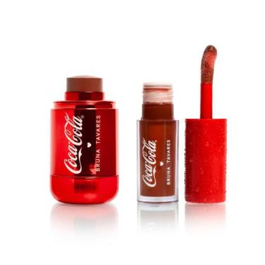 Imagem de Kit Blush Stick Drink Please + Lip Gloss BT Coca-Cola - Bruna Tavares