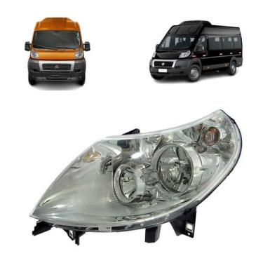 Imagem de Farol manual lado esquerdo fiat ducato 2018 a 2023 adaptação - MOTORS 
