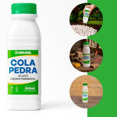 Imagem de Cola Pedra Selante Líquido Permeável 300ml Alta Resistência e Durabili