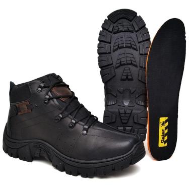 Imagem de Bota Masculina Adventure Opice Couro Legítimo EPI Antiderrapante Confortável e Resisten...