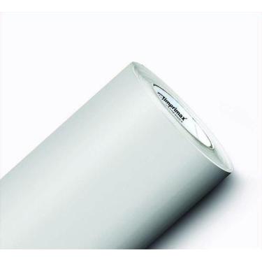 Imagem de Papel Adesivo vinílico Moveis Geladeira Branco Fosco 2mx50cm - adesiva