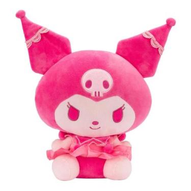 Imagem de Pelúcia Kuromi Rosa de 30 cm Hello Kitty E Amigos Sanrio - Sunny Brinq