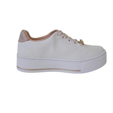 Imagem de Tênis Feminino Ramarim Lançamento Novissimo Lindo Tamanho:37Cor:Branco