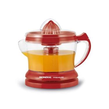 Imagem de Espremedor de Frutas Elétrico Premium E-23 1,25L Vermelho Mondial 110
