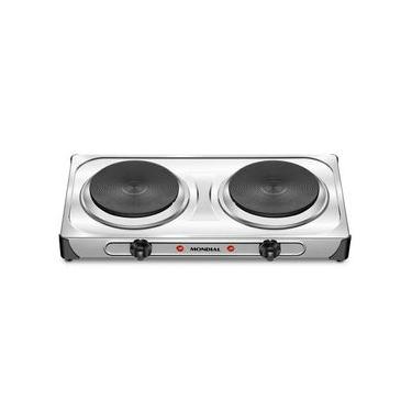 Imagem de Fogão Elétrico Cooktop Mondial Fast Cook Dual FE-03 2 Bocas Inox 110V 110